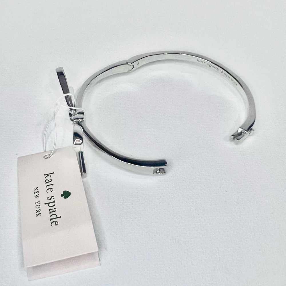 NWT Kate Spade Silver Bow Bracelet - Picture 8 of 10